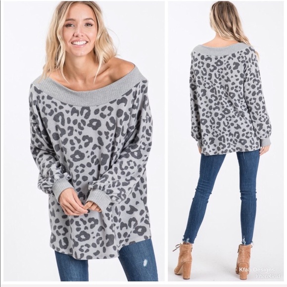 ❤️LAST 3! Brushed Hacci Wide Neck Oversized Tunic! - Picture 3 of 8
